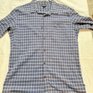 Patagonia Casual Blue Shirt Men's Size XL - fits like a L